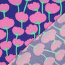 LENZING™ ECOVERO™ viskózová tkanina Poppies | Nerida Hansen – namornicka modr/pink,  thumbnail number 4