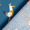 Bavlněná látka kreton rackové – namornicka modr,  thumbnail number 4