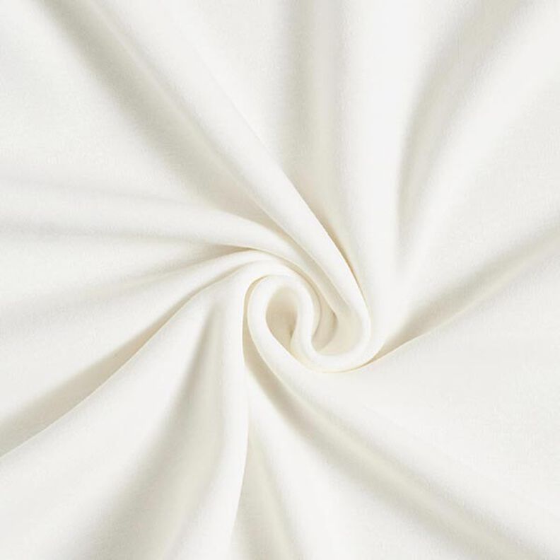 Alpenfleece Hebká teplákovina Jednobarevné provedení – vlněná bílá,  image number 1