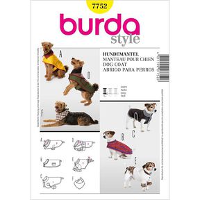 Psí kabátek, Burda 7752, 