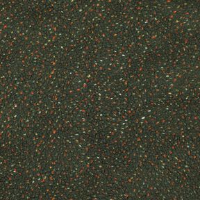 Plyš teddy Tvíd Melír | Poppy Fabrics – tmavě zelená, 