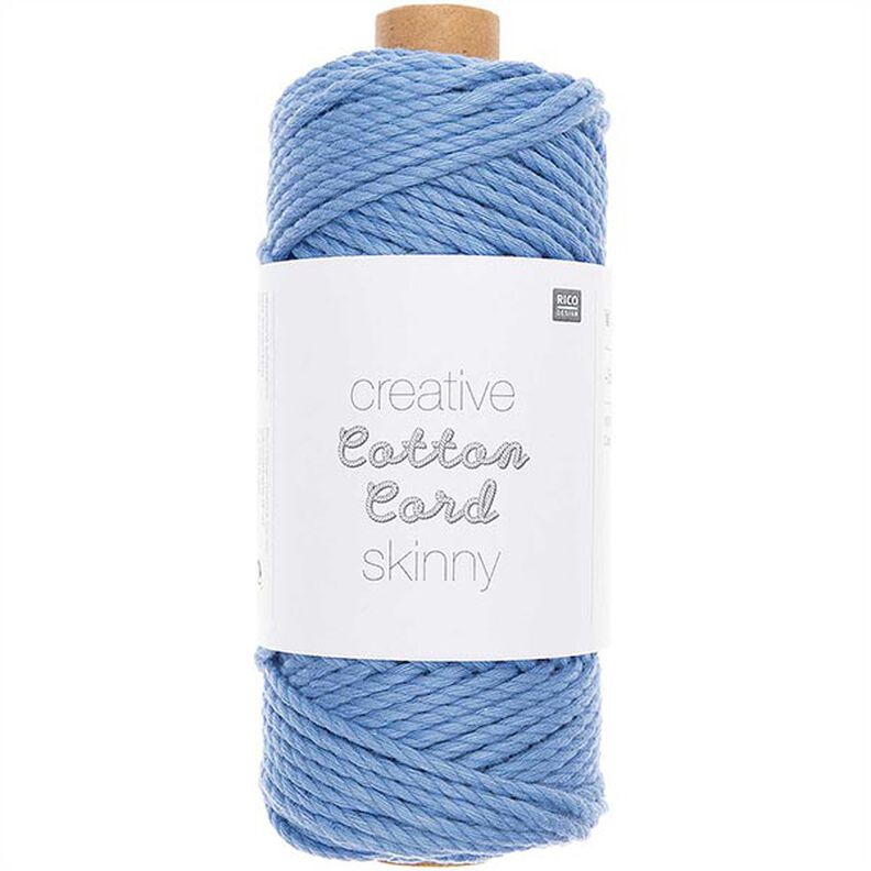 Makramé příze Creative Cotton Cord Skinny [3mm] | Rico Design - baby modra,  image number 1