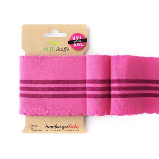 GOTS Bio náplety CUFF ME WAVE [140 cm | 8 cm] | Albstoffe | Hamburger Liebe, 