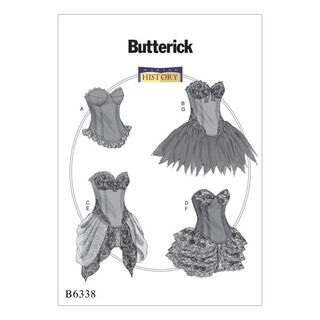 Historický kostým, Butterick 6338|40 - 48, 