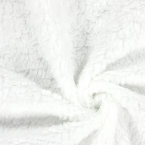 Imitace jehněčí kůže – bílá, 