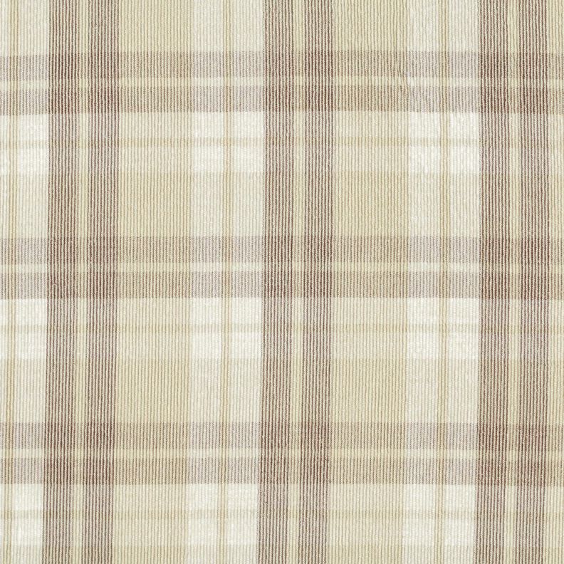 Manšestr tartan – cashew (béžová),  image number 1
