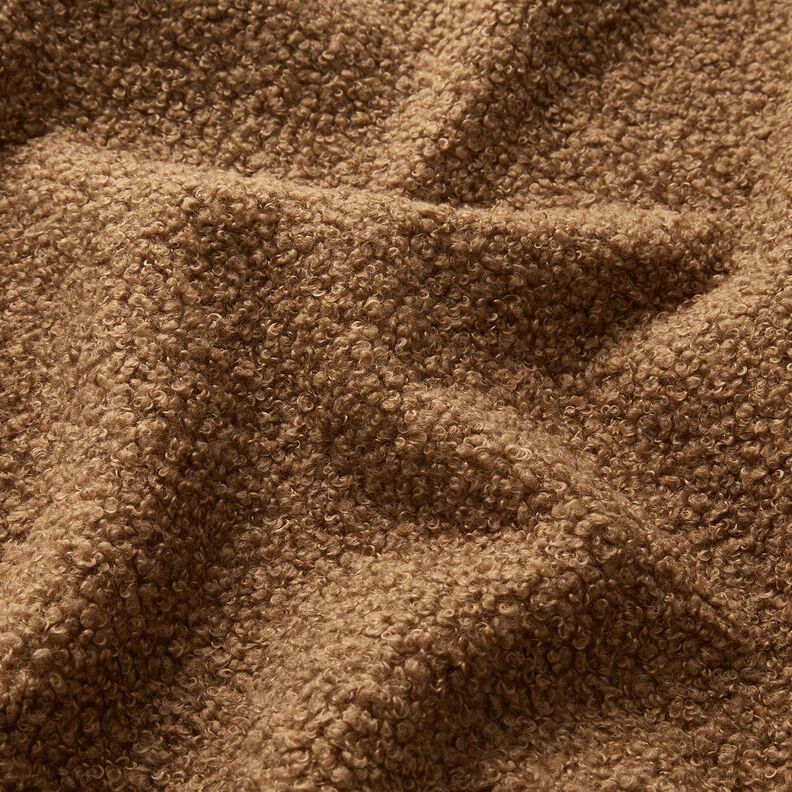 Čalounická látka Měkký plyšový medvídek – mocca,  image number 2