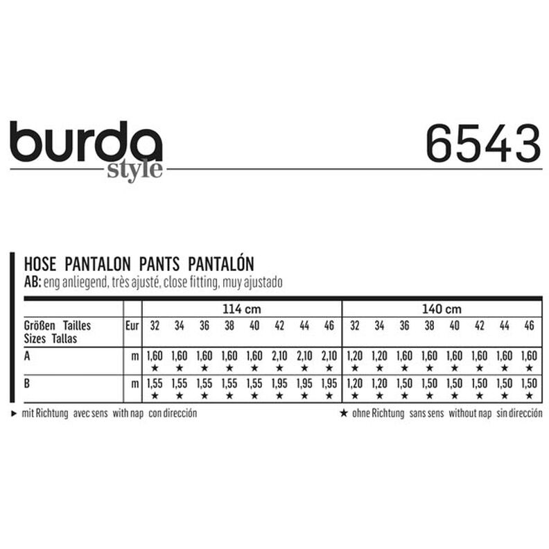 Kalhoty / džíny, Burda 6543,  image number 11