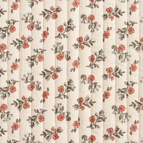 Mu&scaron;el&iacute;n Pro&scaron;&iacute;van&aacute; l&aacute;tka Romantick&eacute; květiny &ndash; vlněn&aacute; b&iacute;l&aacute;/světl&yacute; odst&iacute;n bobulov&eacute;ho ovoce, 