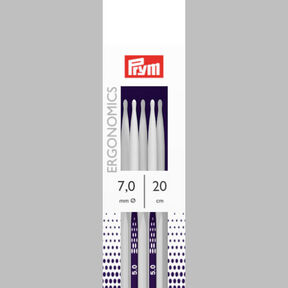7,0 | 20 cm Punčochové jehlice Ergonomics | Prym, 