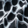 Viskózová látka Leopardí vzor – světle modra/černá,  thumbnail number 2