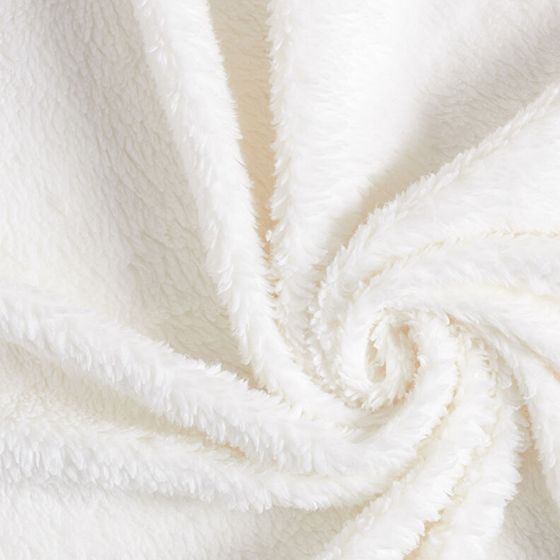Bavlněný materiál šerpa jednobarevný – vlněná bílá,  image number 3