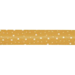 Šikmý proužek Hvězdy Bio bavlna [20 mm] – hořčicove žlutá, 
