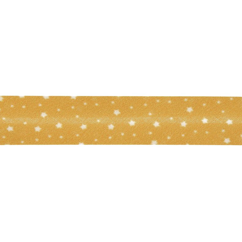 Šikmý proužek Hvězdy Bio bavlna [20 mm] – hořčicove žlutá,  image number 1