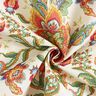 Dekorační látka Plátno Orientální květinové ornamenty 280 cm – přírodni/zelená,  thumbnail number 3