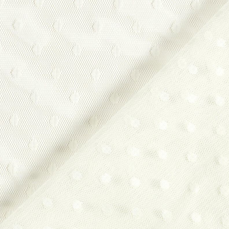 Softmesh puntíky – vlněná bílá,  image number 5