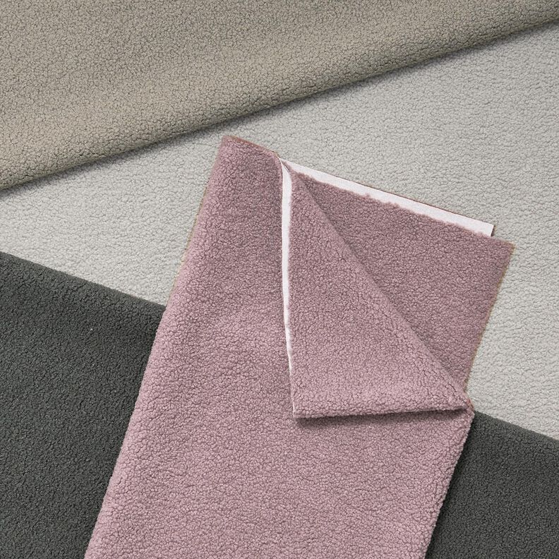 Čalounická látka Vzhled ovčí kůže – taupe (šedohnědá), image number 4
