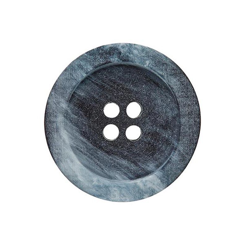 Polyesterový knoflík 4dírkový – namornicka modr,  image number 1