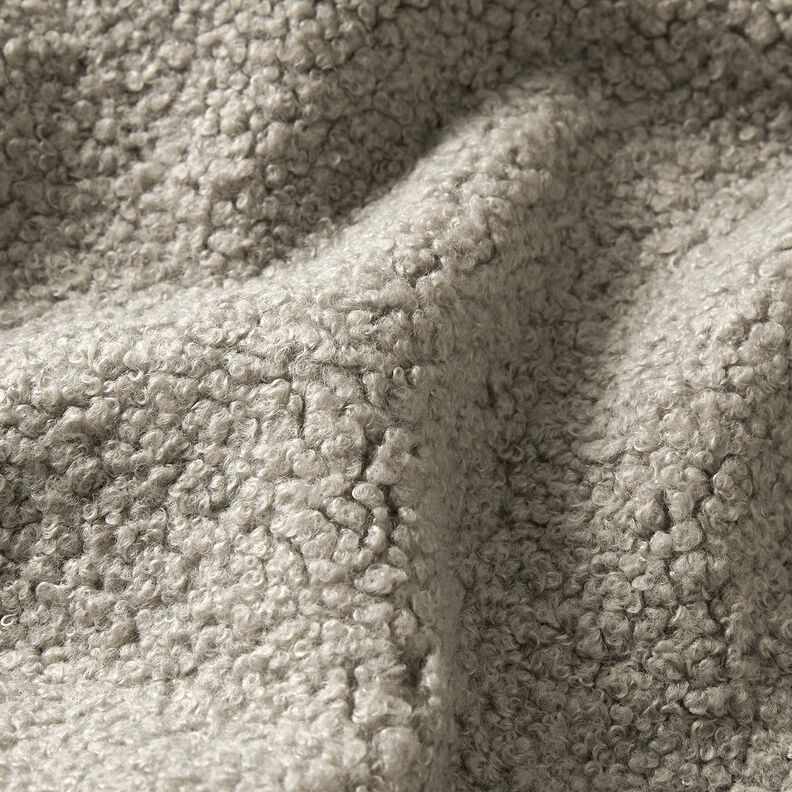 Čalounická látka Vzhled ovčí kůže – taupe (šedohnědá), image number 2
