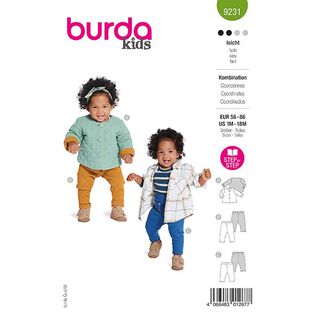 sladěný outfit | Burda 9231 | 56-86, 