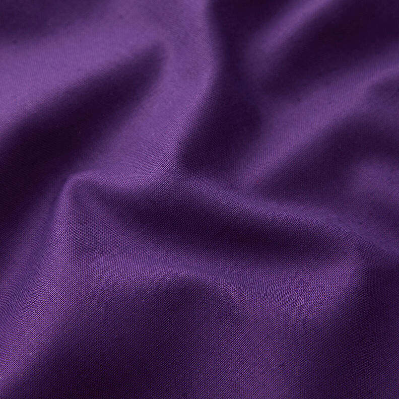 Bavlněná látka Kreton Jednobarevné provedení – světle fialova, image number 2