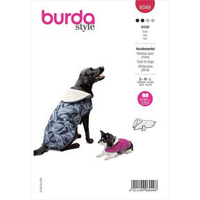 Psí kabát, Burda 6049 | S/M/L, 
