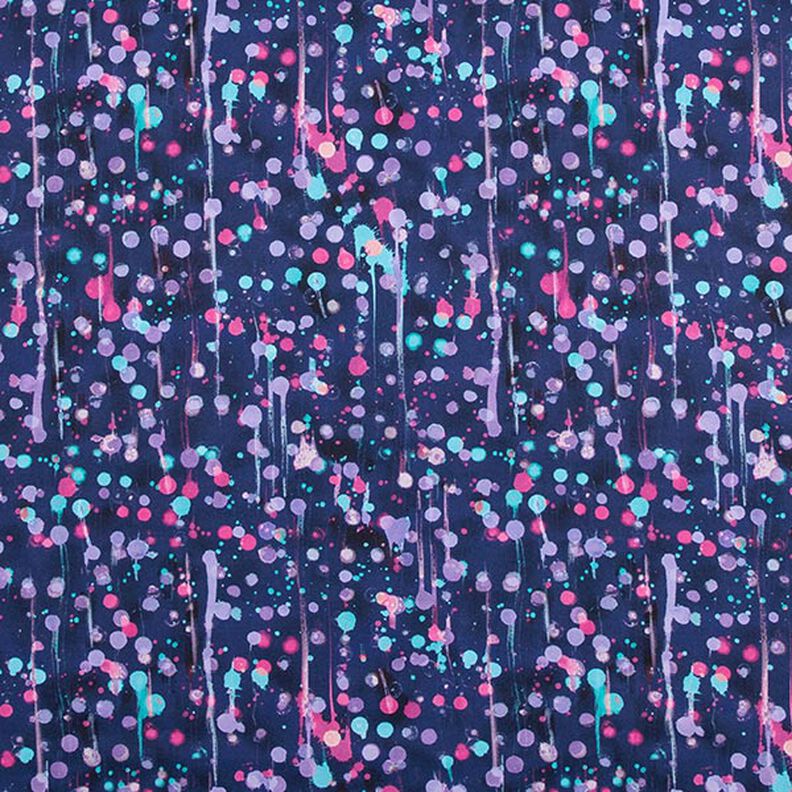 Softshell Běžící kuličky digitální potisk – namornicka modr/výrazná jasně růžová,  image number 1