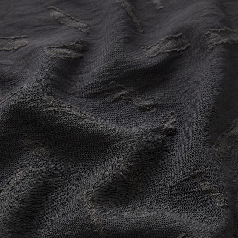 Žakár Dobby pruhy – černá,  image number 2