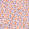 GOTS Bavlněný popelín Rozsypané kvítky | Poppy Fabrics – přírodni/broskvově oranžová,  thumbnail number 3