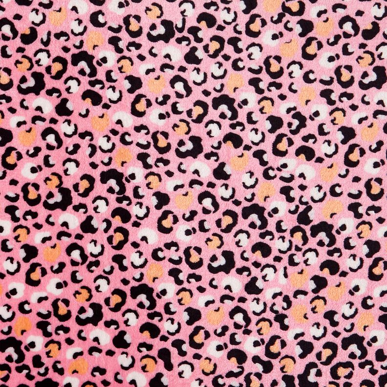 Hebký fleece Leopardí vzor – růžová, image number 1