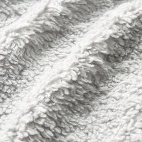 Materiál sherpa Směs s bavlnou Jednobarevné provedení – stříbrně šedá, 