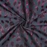 Žakár Leopard Metalický | Poppy Fabrics – antracitová,  thumbnail number 3