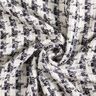 Bouclé houndstooth – černá/bílá,  thumbnail number 3