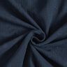 Mušelín / dvojitá mačkaná tkanina Výšivky květin a větví – namornicka modr,  thumbnail number 3