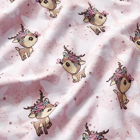 Bavlněný žerzej Rosalie na motýlech | Glitzerpüppi – rose, 