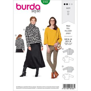 Svetr, Burda 6163 | 34-44, 