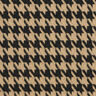 Kabátová látka bavlněná směs houndstooth – černá/sasanková,  thumbnail number 1