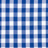 Bavlněná látka Vichy károvaná 1,7 cm – královská modr/bílá,  thumbnail number 1