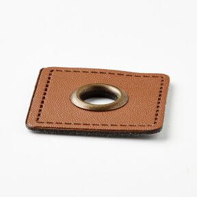Nášivka na knoflíkovou dírku [30 x 30 mm] – bronzová/mědená, 