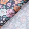 GOTS Bavlněný popelín Květinová louka | Poppy Fabrics – břidlicově šedá,  thumbnail number 4