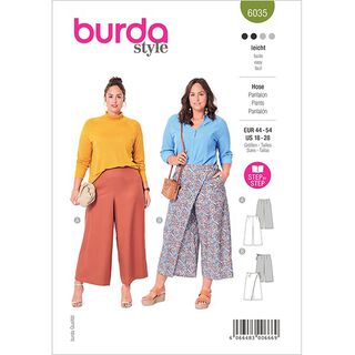 Kalhoty, Burda 6035 | 44 – 54, 