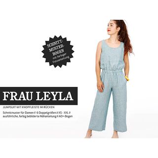 FRAU LEYLA – overal s knoflíkovou lištou vzadu, Studio Schnittreif  | XS -  XXL, 