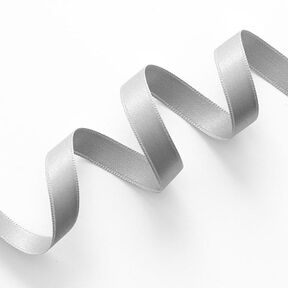 Saténová stuha - Recyklace  – tmavě šedá, 
