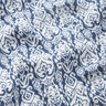 Mušelín / dvojitá mačkaná tkanina Tradiční vzor – bílá/indigová,  thumbnail number 2