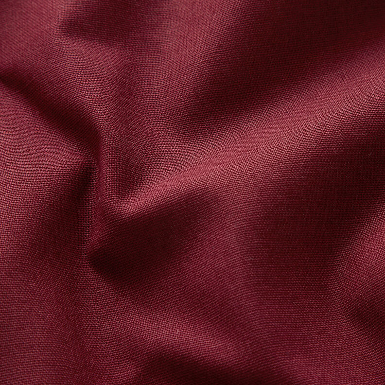 Bavlněná látka Kreton Jednobarevné provedení – bordó,  image number 2
