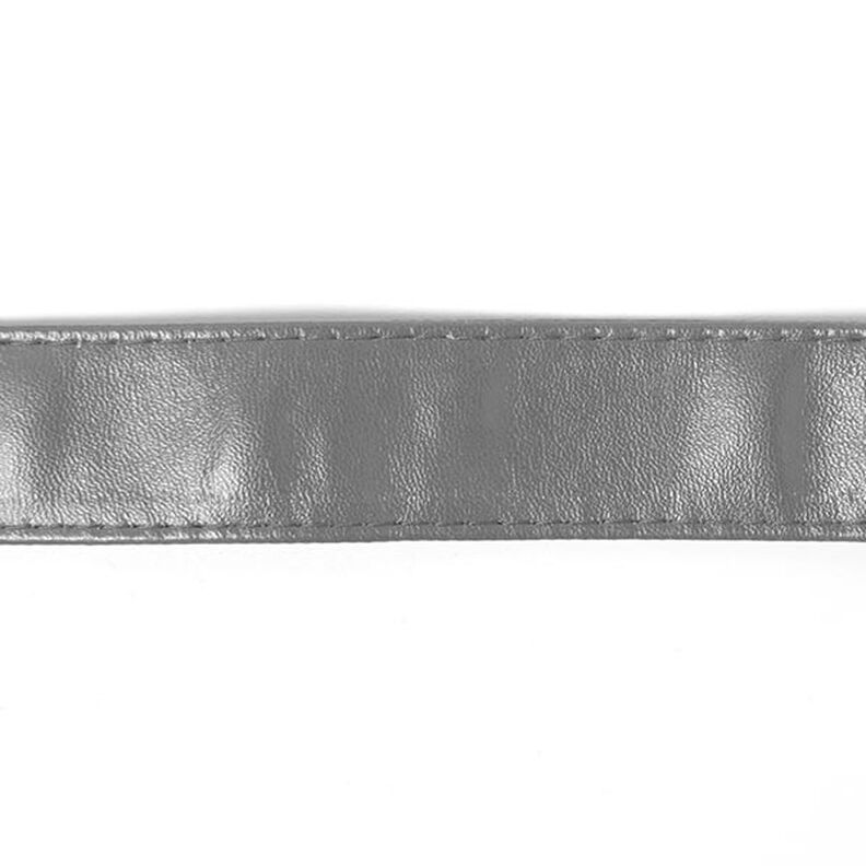 Popruh na kabelku z koženky – břidlicově šedá,  image number 1