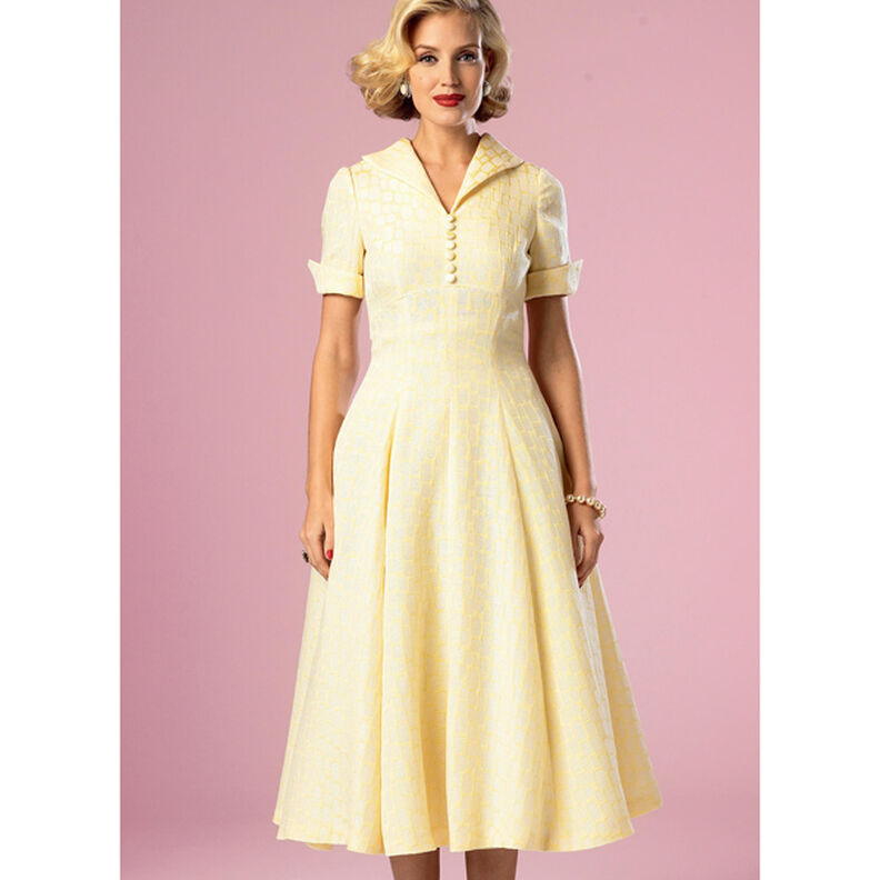 Vintage šaty 1952, Butterick 6018|32 - 40,  image number 3