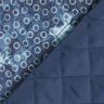 Prošívaná tkanina chambray květinová batika – džínově modrá,  thumbnail number 5