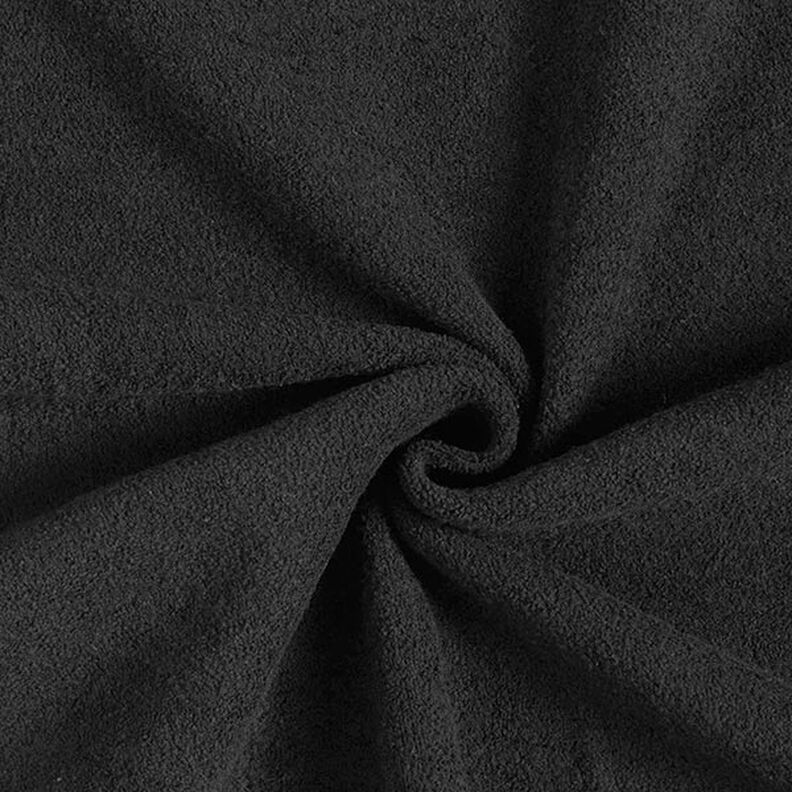 Bavlna Teplákovina Terry Fleece – černá,  image number 1