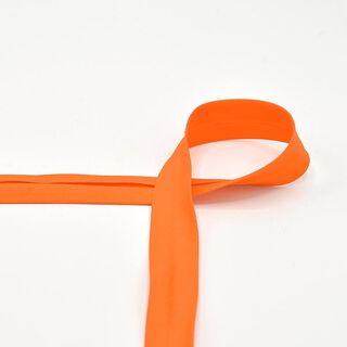 Šikmý proužek Popelín [20 mm] – oranžová, 